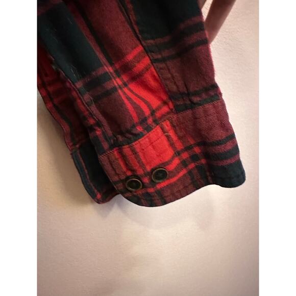 Urban Pipeline Buffalo Plaid Red Flannel Long Sleeve Shirt Men's XL - Picture 5 of 9